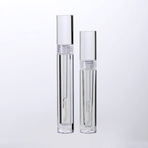 2.4ml 4ml Clear PETG Slim Round Lip Gloss Tube (Wholesale, OEM ODM)