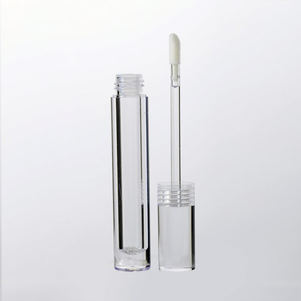 2.4ml / 4ml Clear PETG Slim Round Lip Gloss Tube (Wholesale, OEM/ODM) - Image 2