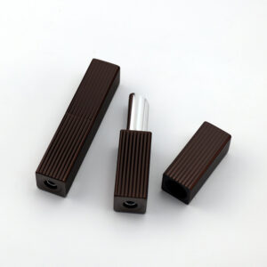 Square Magnetic Aluminum Lipstick Tube – Bottom-Fill Metal Case